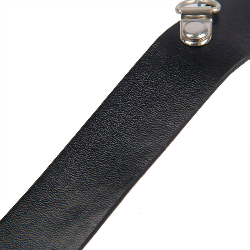 SUBBLIME - 953720 CORREA DE CUERO BONDAGE CON PINZAS PARA SENOS, NEGRAS, TALLA ÚNICA