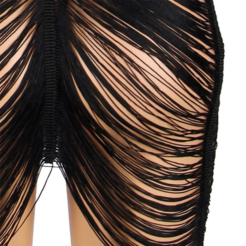 SUBBLIME - 954239 VESTIDO DE TIRANTES + TANGA NEGRO L/XL