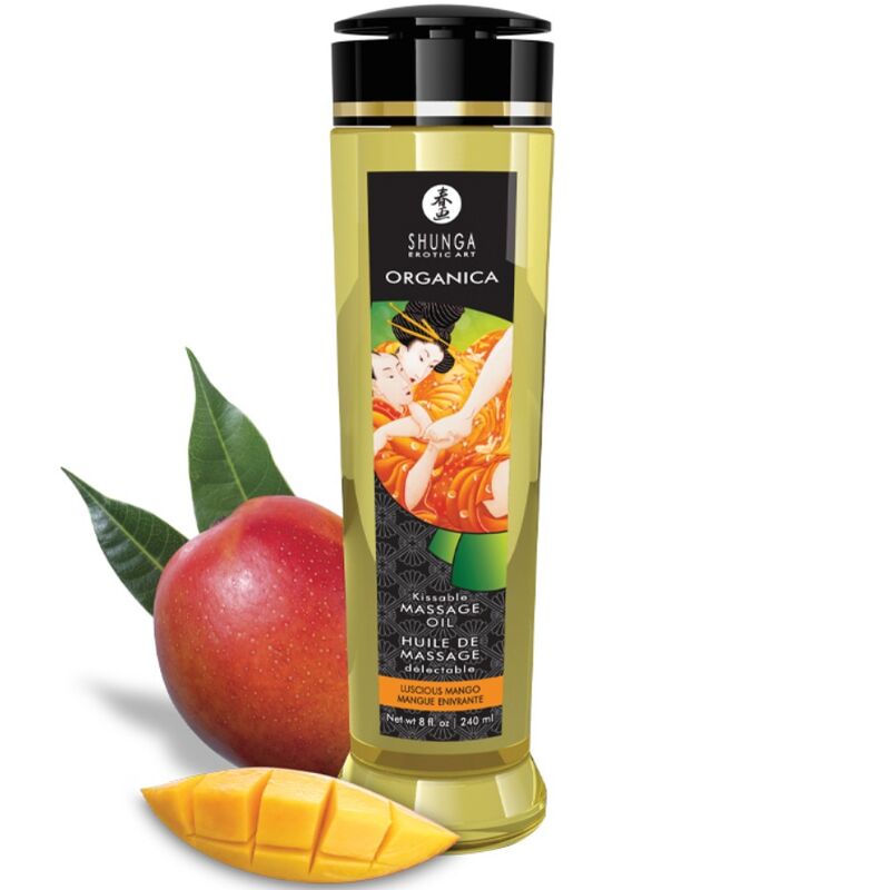 SHUNGA - ACEITE DE MASAJE ORGÁNICO DE MANGO 240 ML