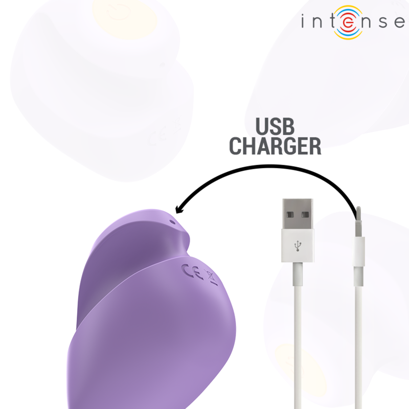 INTENSE - STIMULATEUR URSULA 10 VIBRATIONS VIOLET