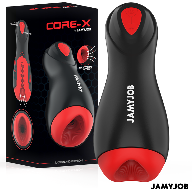 JAMYJOB - MASTURBADOR AUTOMÁTICO CORE-X 5 MODOS DE SUCCIÓN Y VIBRACIÓN
