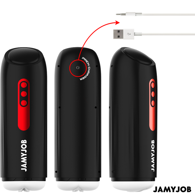 JAMYJOB - MASTURBADOR VAGINAL AUTOMÁTICO PHANTOM 5 MODOS DE SUCCIÓN Y EMPUJE