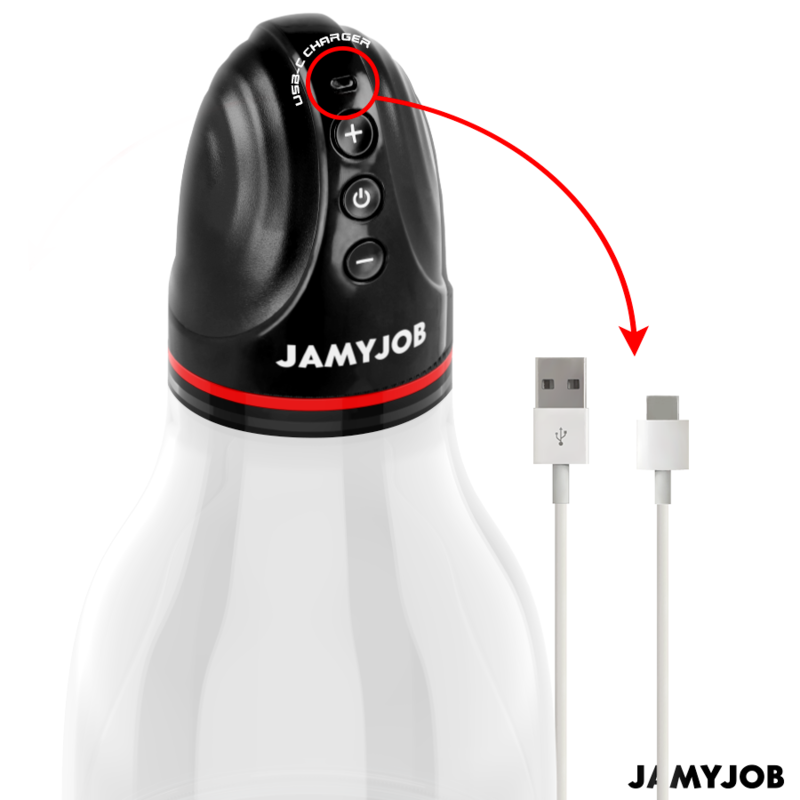 JAMYJOB - BOMBA TESTÍCULA AUTOMÁTICA XPAND LITE 3 NIVELES DE SUCCIÓN GRIS