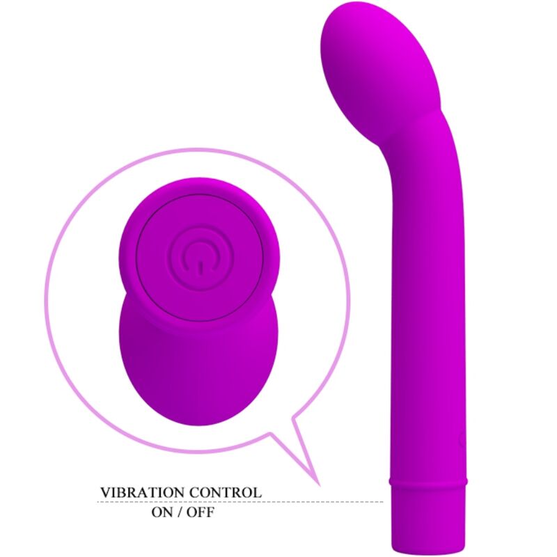 PRETTY LOVE - VIBRADOR LOGAN PUNTO G 10 VIBRACIONES MORADO