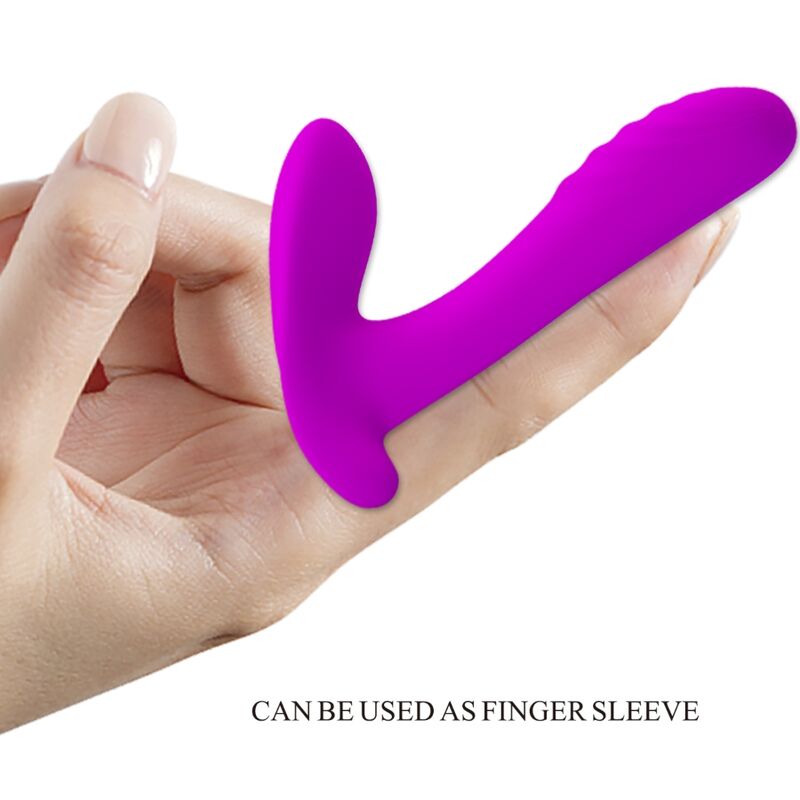 PRETTY LOVE - MASAJEADOR Y VIBRADOR 12 VIBRACIONES CONTROL REMOTO MORADO