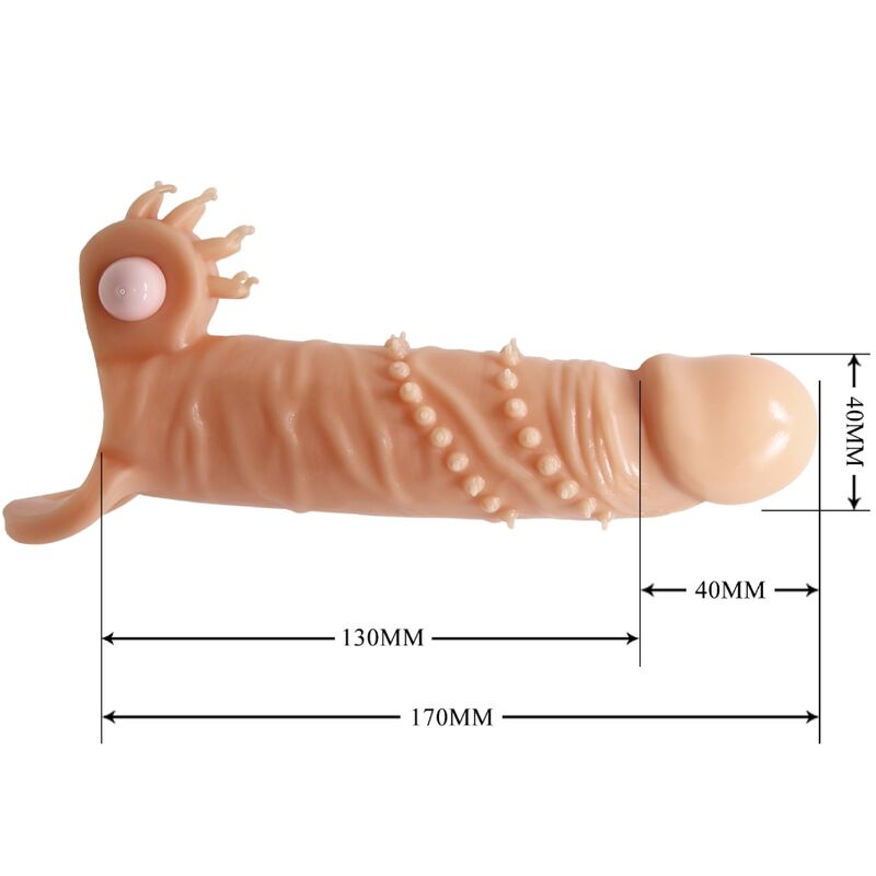 PRETTY LOVE - CONNOR MANCHON PÉNIS + STIMULATEUR DE CLITORIS FLESH