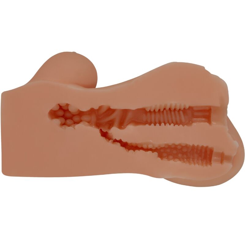 CRAZY BULL - HANNAH DOBLE MASTURBADOR VAGINA Y ANO REALISTA MULATA