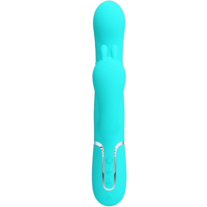 PRETTY LOVE - CAMMY 4 IN 1 MULTIFUNCTION TRIPPLE RABBIT VIBRATOR BLUE