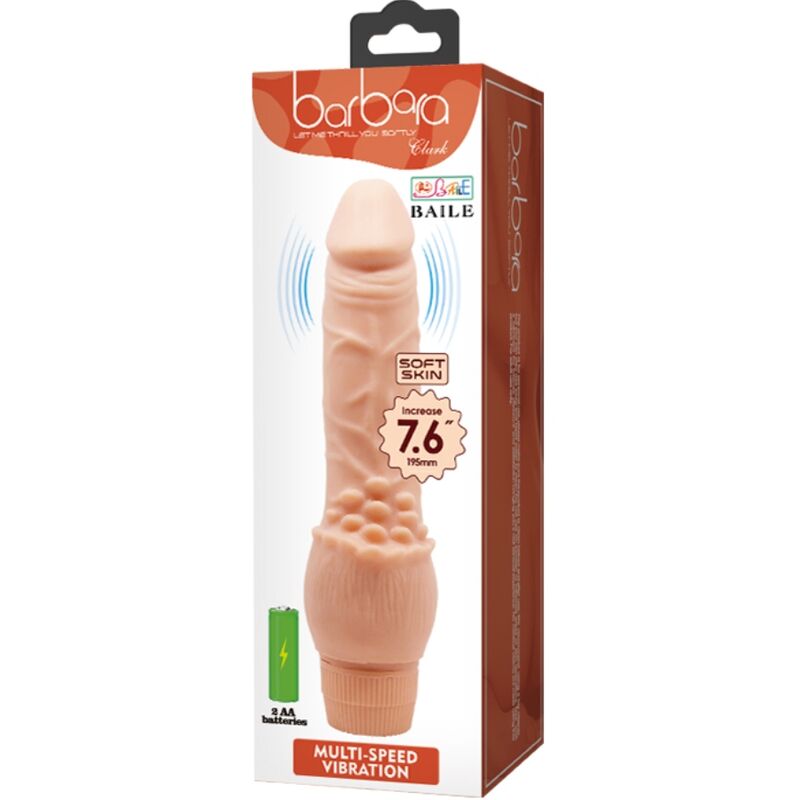 BAILE - BARBARA VIBRADOR REALISTA 19.5 CM CARNE