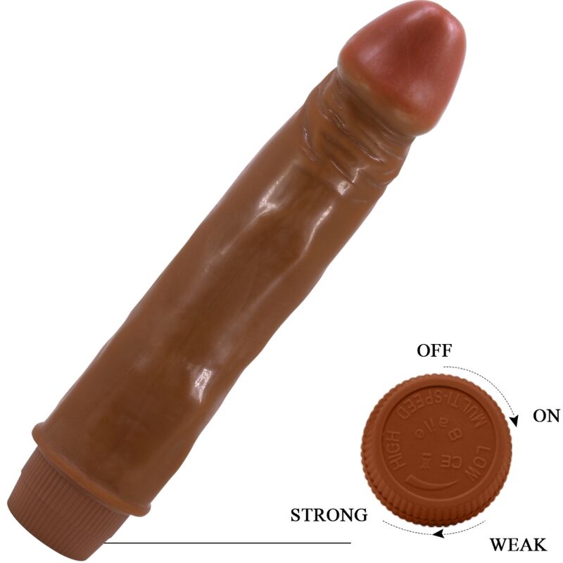 BAILE - VIBRATEUR RÉALISTE NAIN 21 CM MULATTO