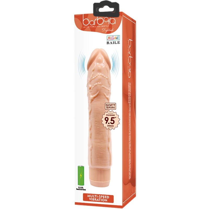 BAILE - DYBBUK VIBRADOR REALISTA 24 CM CARNE