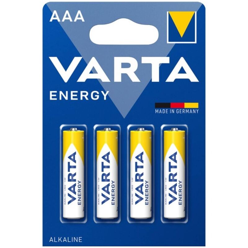 VARTA - PILAS ALCALINAS ENERGY AAA LR03 BLISTER*4