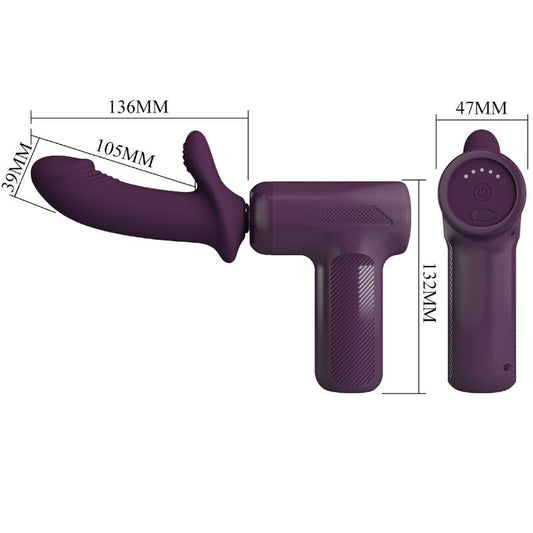 PRETTY LOVE - DJ SCHOLAR MASSAGER 5 RÉGLAGES VIOLET