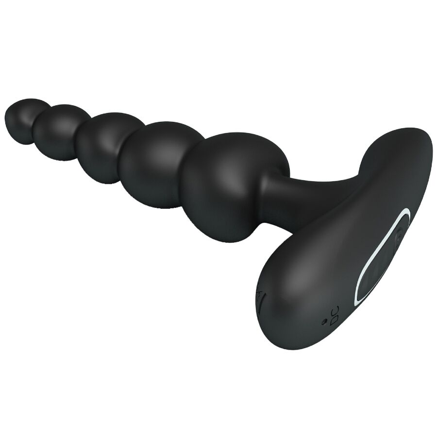 PRETTY LOVE - VIBRADOR ANAL SIDNEY 10 VIBRACIONES NEGRO