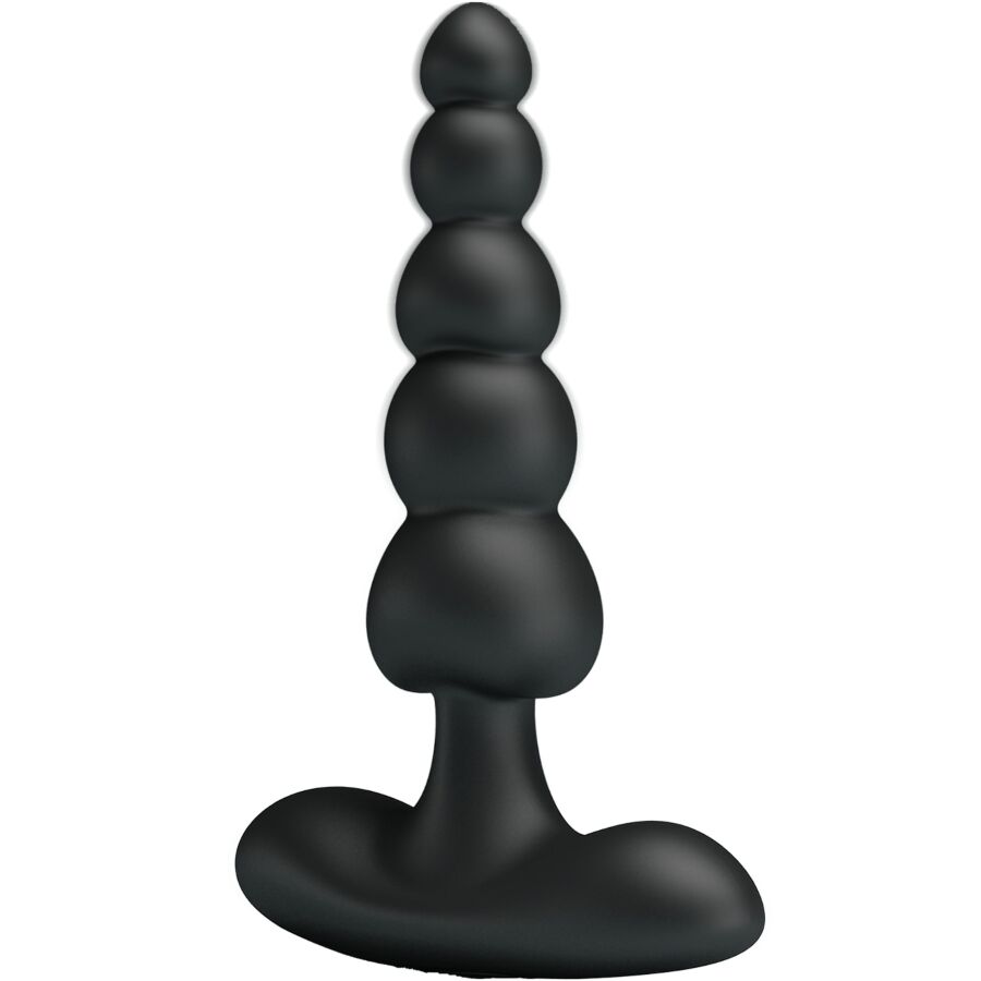 PRETTY LOVE - VIBRADOR ANAL SIDNEY 10 VIBRACIONES NEGRO