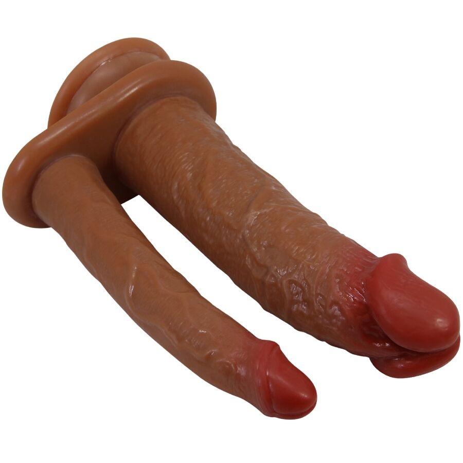 PRETTY LOVE - GORAN DILDO DOBLE REALISTA NATURAL MULATO