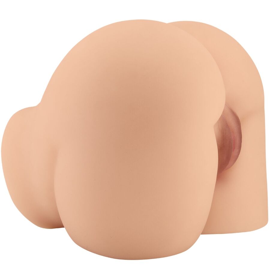 CRAZY BULL - VIBRADOR TRASERO ROLONDA CON VAGINA Y ANO REALISTAS NATURALES