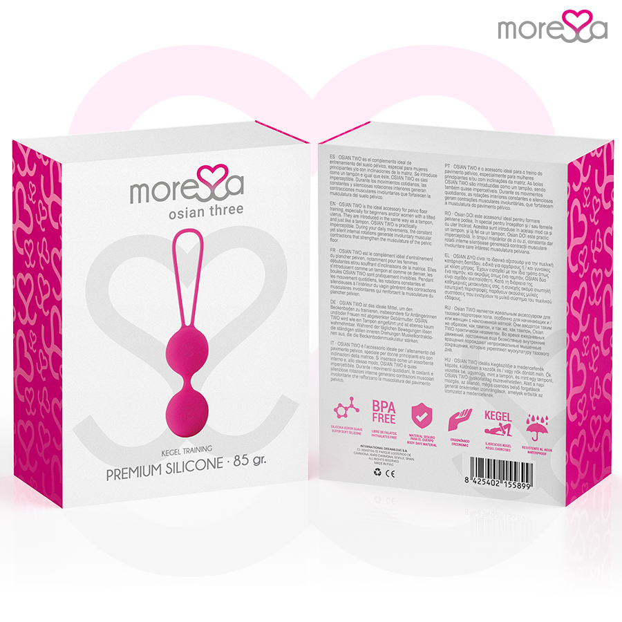 MORESSA - OSIAN TRES SILICONA PREMIUM ROSA