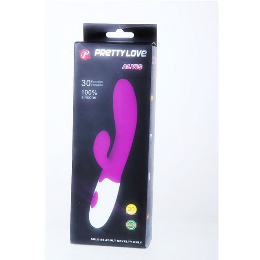 PRETTY LOVE - VIBRATEUR ALVIS FLIRTATION AVEC STIMULATEUR DE CLITORIS