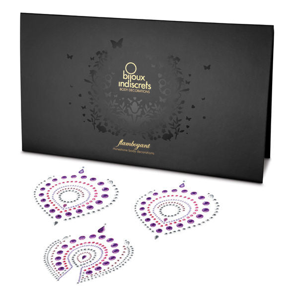 BIJOUX - INDISCRETS FLAMBOYANT LILA Y ROSA