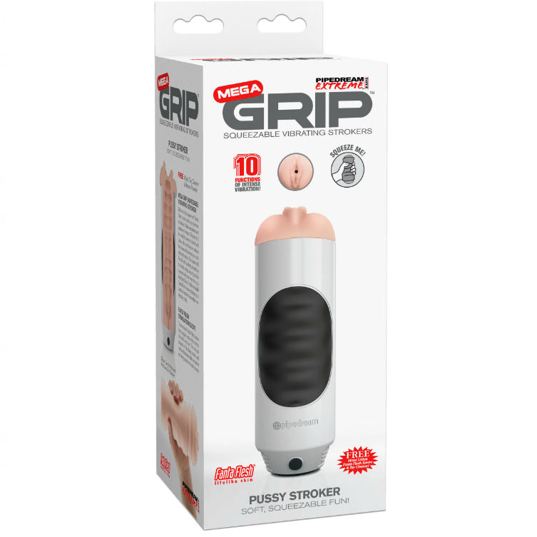 EXTREME TOYZ - PIPEDREAM MEGA GRIP MASTURBATEUR VAGIN VIBRATEUR