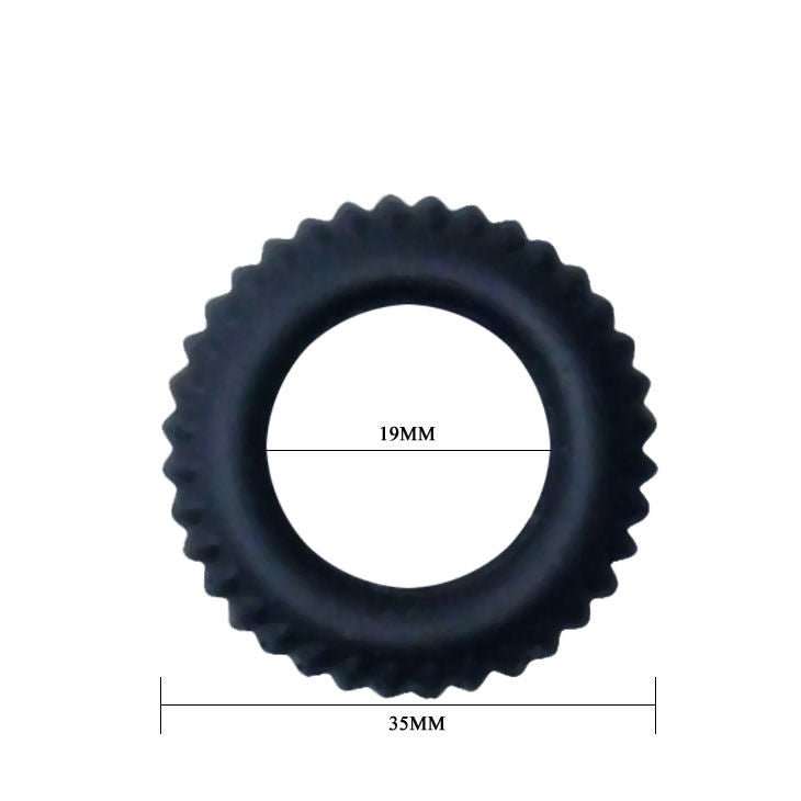 BAILE - ANILLO PARA EL PENE TITAN NEGRO 1.9 CM