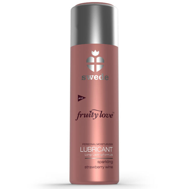 SUÈDE - FRUITY LOVE LUBRIFIANT VIN DE FRAISE PÉTILLANT 50 ML