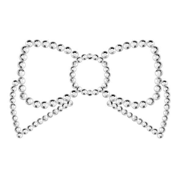 BIJOUX - CUBREPEZONES MIMI BOW PLATA