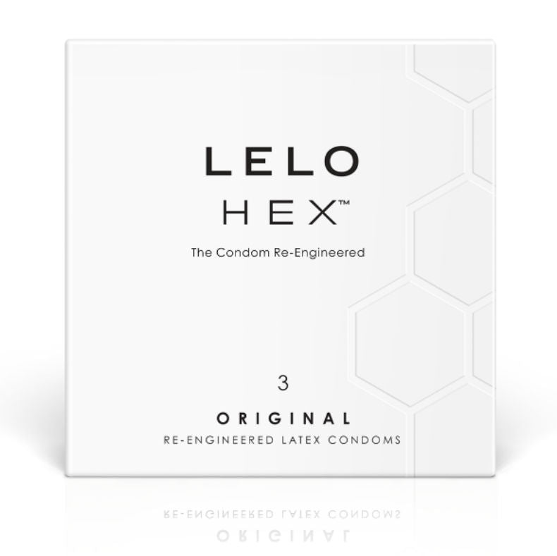 LELO - CONDÓN HEX CAJA 3 UNIDADES