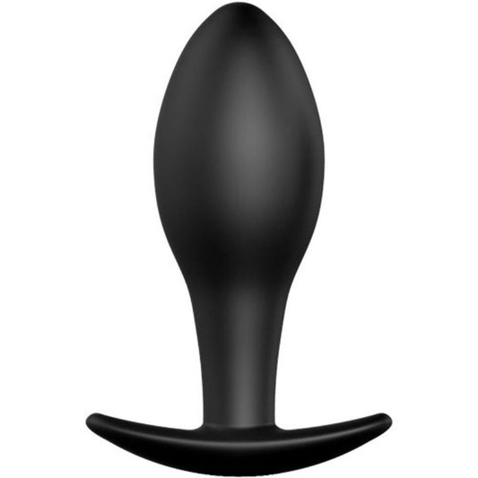 PRETTY LOVE - PLUG ANAL SILICONE ANCRE 8,5 CM NOIR