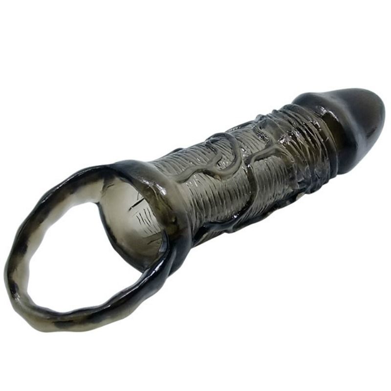 BAILE - FUNDA DE EXTENSIÓN DE PENE CON CORREA PARA TESTÍCULOS 11,5 CM
