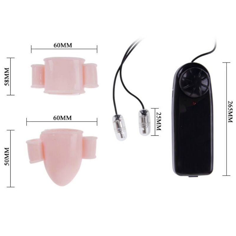 BAILE - CUBIERTAS PARA VIBRADOR DE PENE ALFRED CON CONTROL