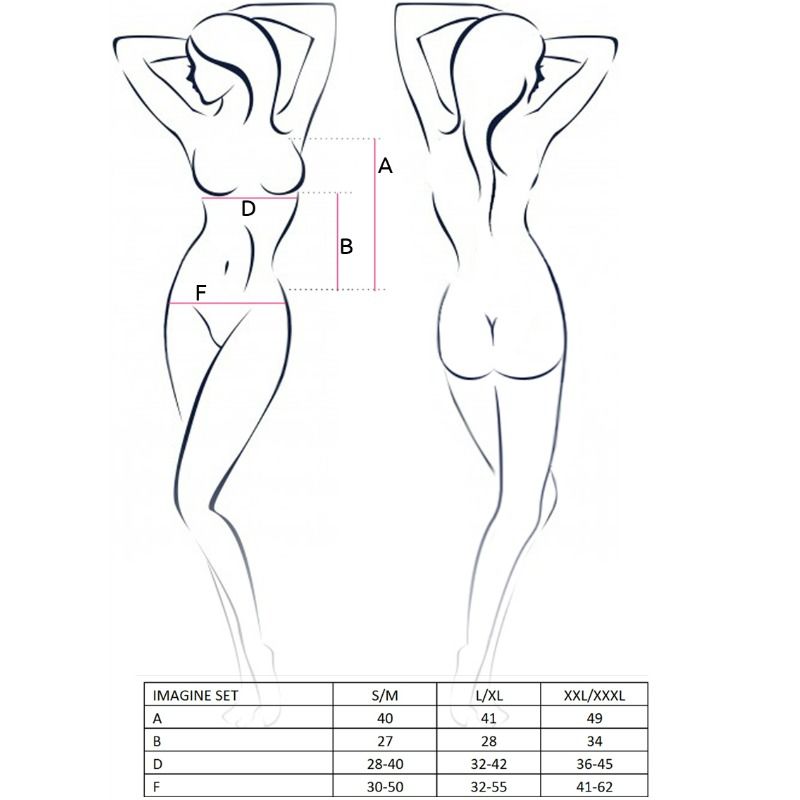 PASIÓN - MUJER IMAGINE SET TALLA L/XL