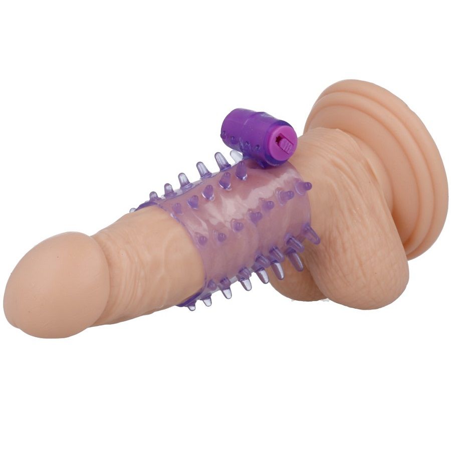 CASUAL LOVE - ANILLO VIBRADOR CON FUNDA MORADO
