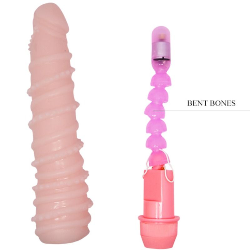 BAILE - VIBRATEUR SPIRALE SENSUELLE FLEXI VIBE 19,5 CM