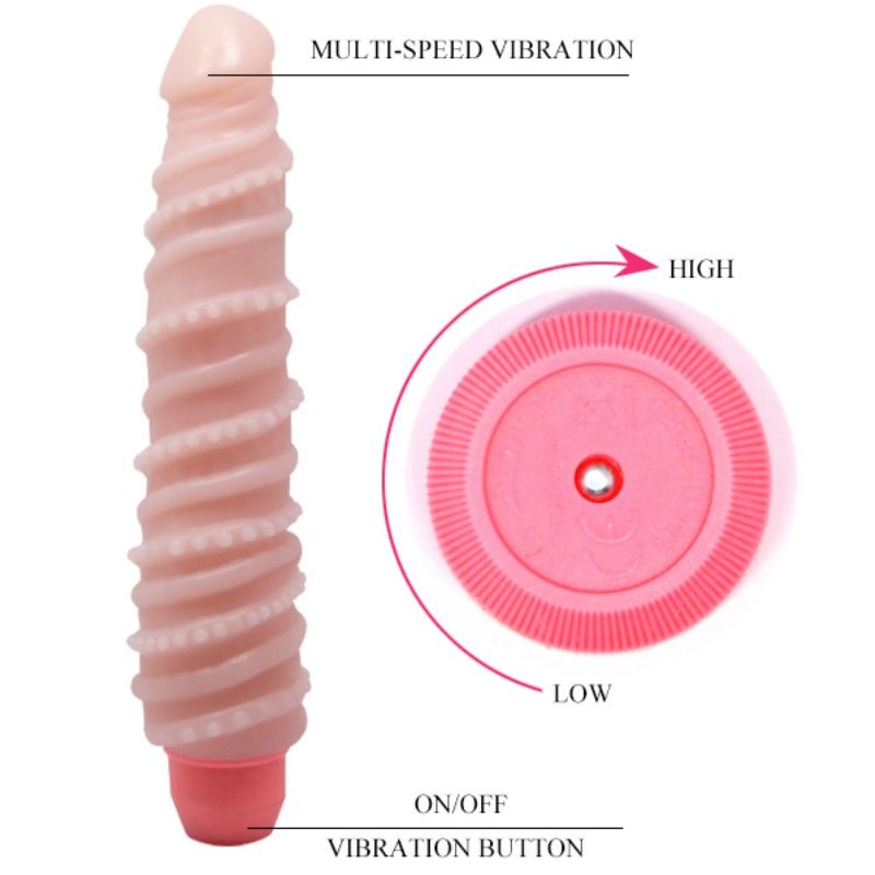 BAILE - VIBRATEUR SPIRALE SENSUELLE FLEXI VIBE 19,5 CM