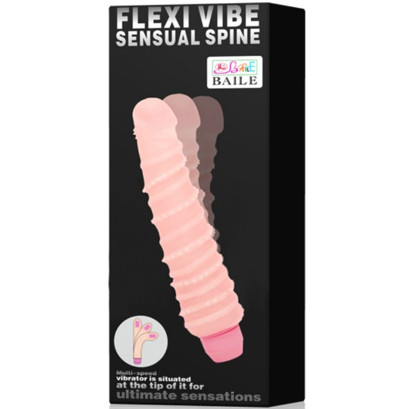 BAILE - VIBRATEUR SPIRALE SENSUELLE FLEXI VIBE 19,5 CM