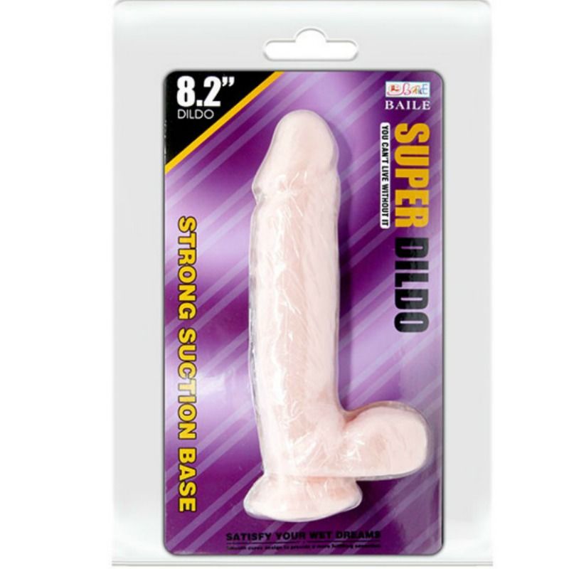 BAILE - DILDO NATURAL SUPER REALISTA 21,5 CM