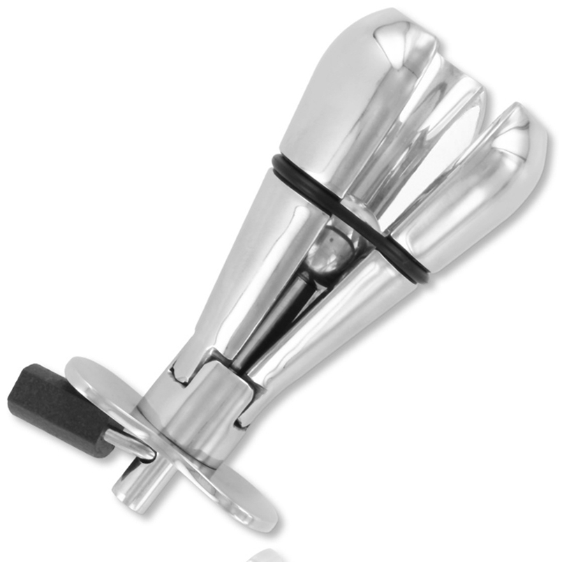 Plug anal en métal dur avec verrou