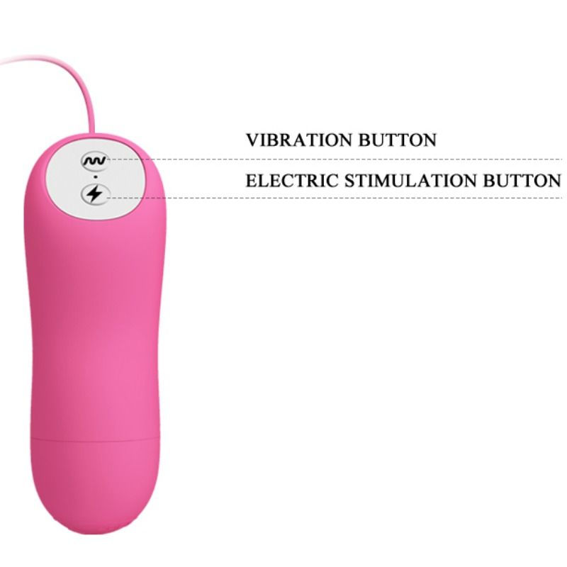 BAILE - PIZZAS ONDA ROMÁNTICA CON VIBRACIÓN Y ELECTROSHOCK FUCSIA