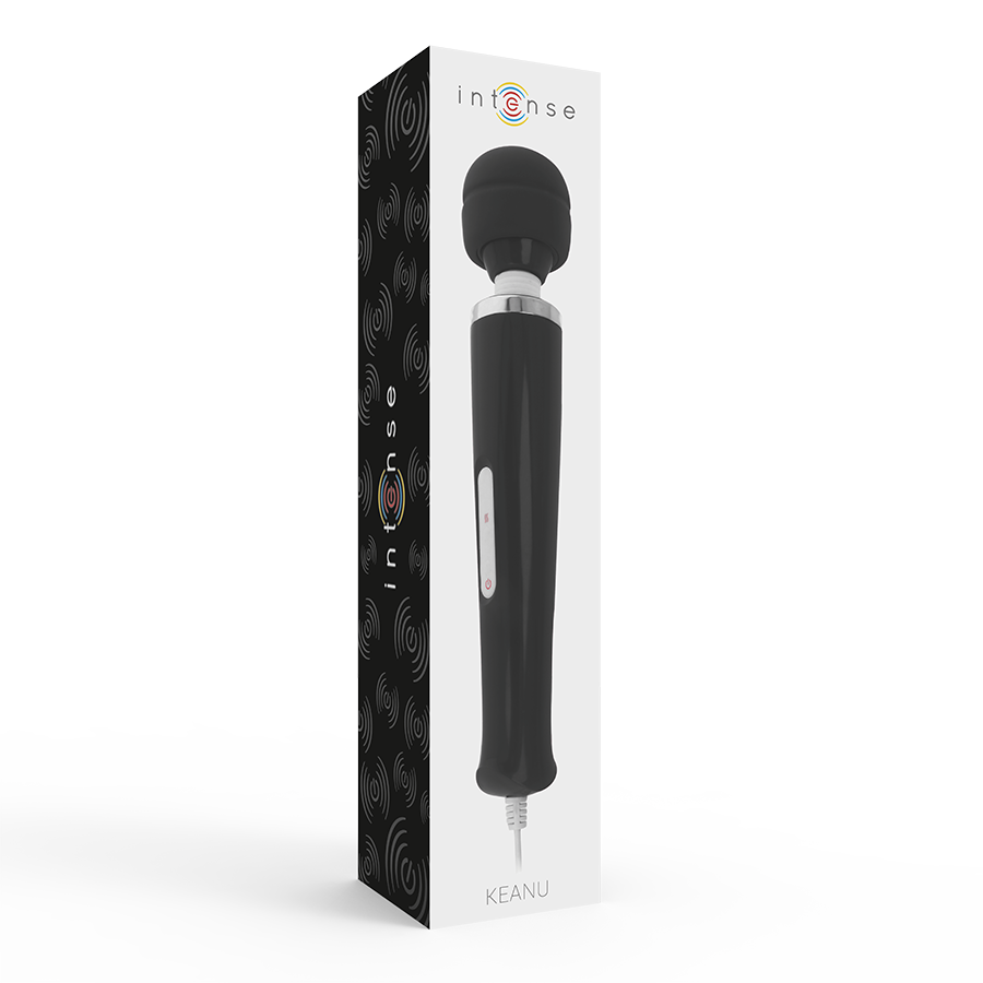 INTENSO - MASAJEADOR KEANU WAND NEGRO