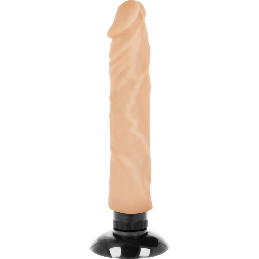 BASECOCK - VIBRADOR REALISTA 2-1 CARNE 20 CM -O- 4 CM