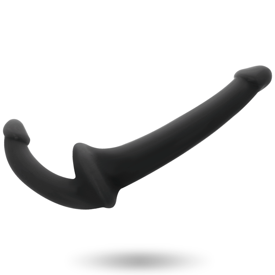 JUGUETES ADICTO - DILDO CON ARN S SIN SUJECIÓN NEGRO