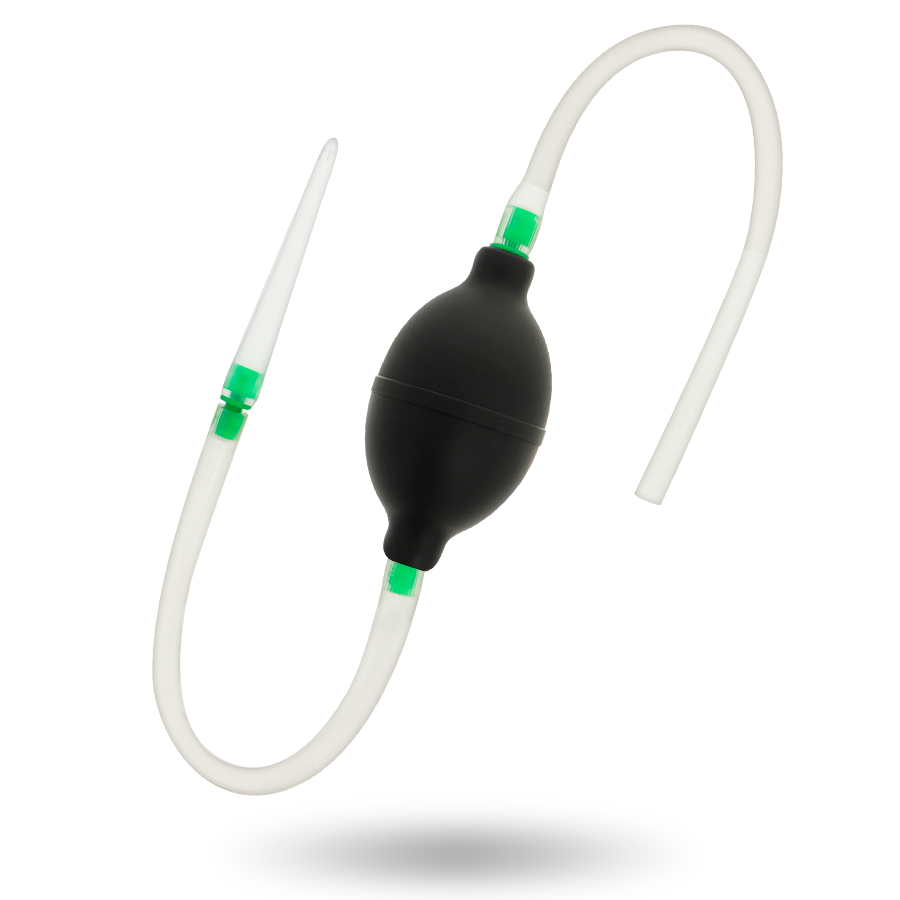 JUGUETES ADICTO - SET DE ENEMA NEGRO