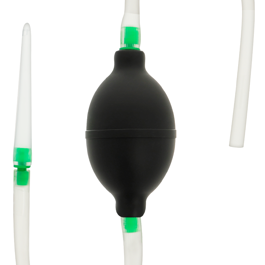 JUGUETES ADICTO - SET DE ENEMA NEGRO