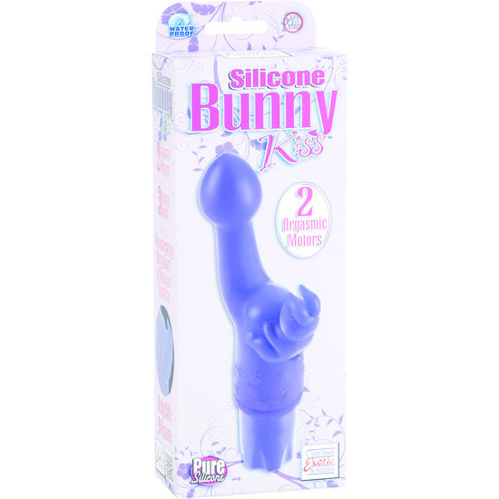 CALEXOTICS - BESO CONEJITO DE SILICONA BESO MORADO