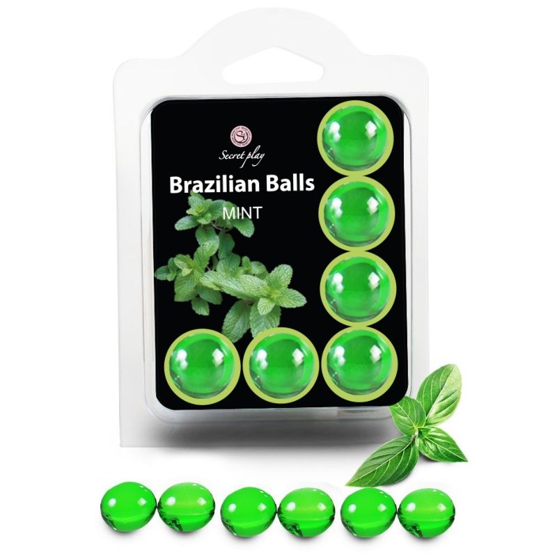 SECRETPLAY - SET 6 BOLAS BRASILEÑAS MENTA