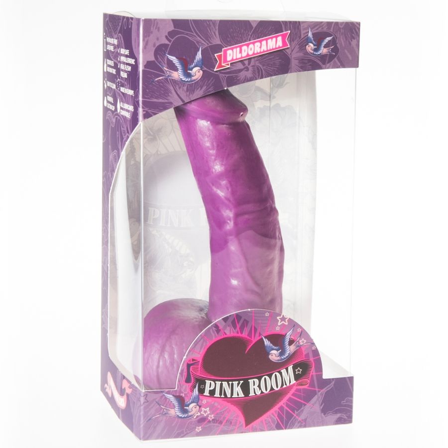 PINK ROOM - CONNOR DILDO REALISTA MORADO 16 CM