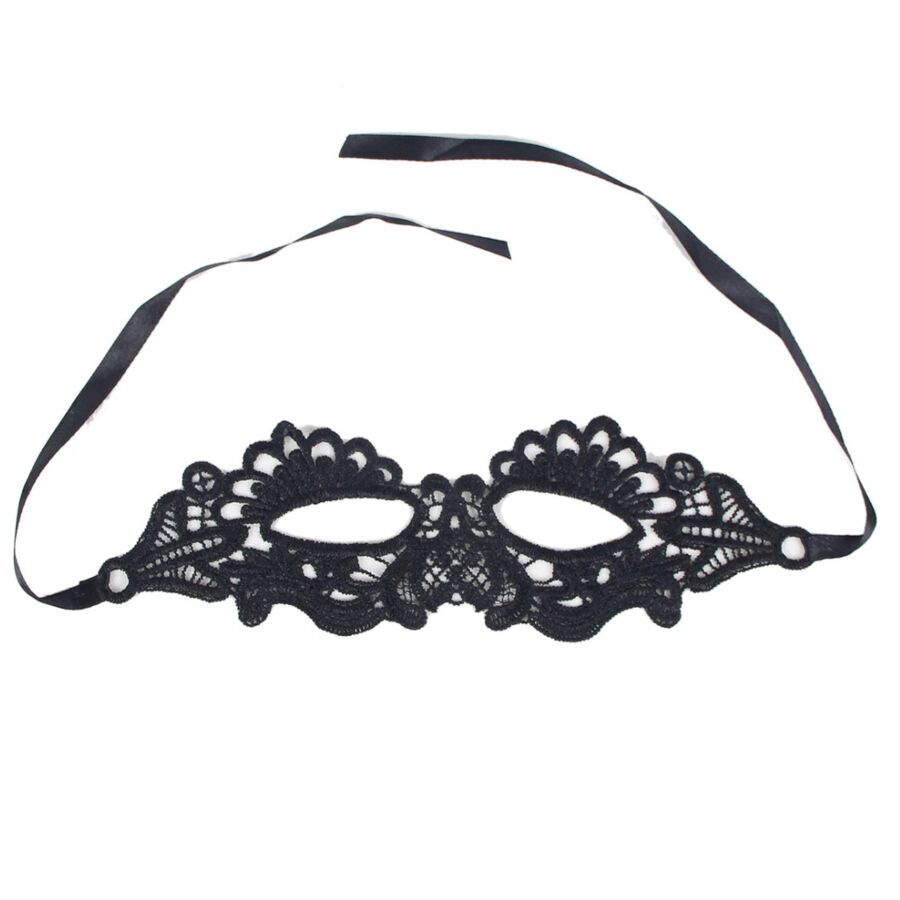 QUEEN LINGERIE - MASCARILLA NEGRA TALLA ÚNICA