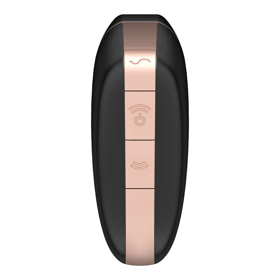 SATISFYER - ESTIMULADOR Y VIBRADOR LOVE TRIANGLE AIR PULSE NEGRO